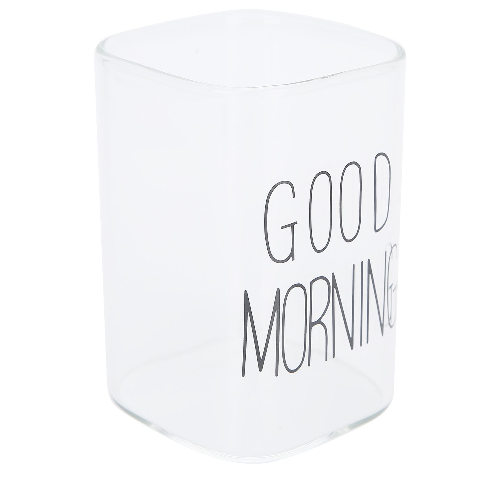 Transparent Milk Cup Innovative Coffee Mug Tea Drink Glass Drinkware for Home ShopBlack Label 240ml