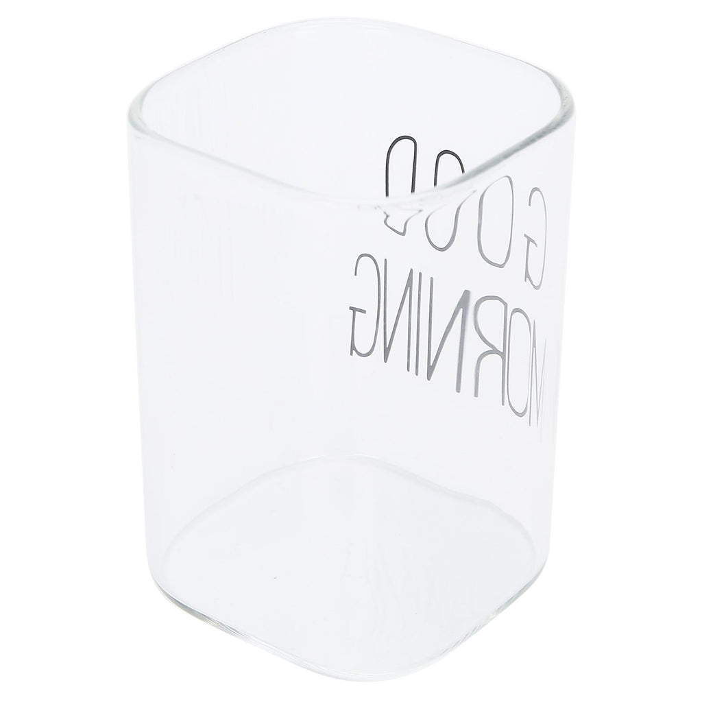 Transparent Milk Cup Innovative Coffee Mug Tea Drink Glass Drinkware for Home ShopBlack Label 240ml