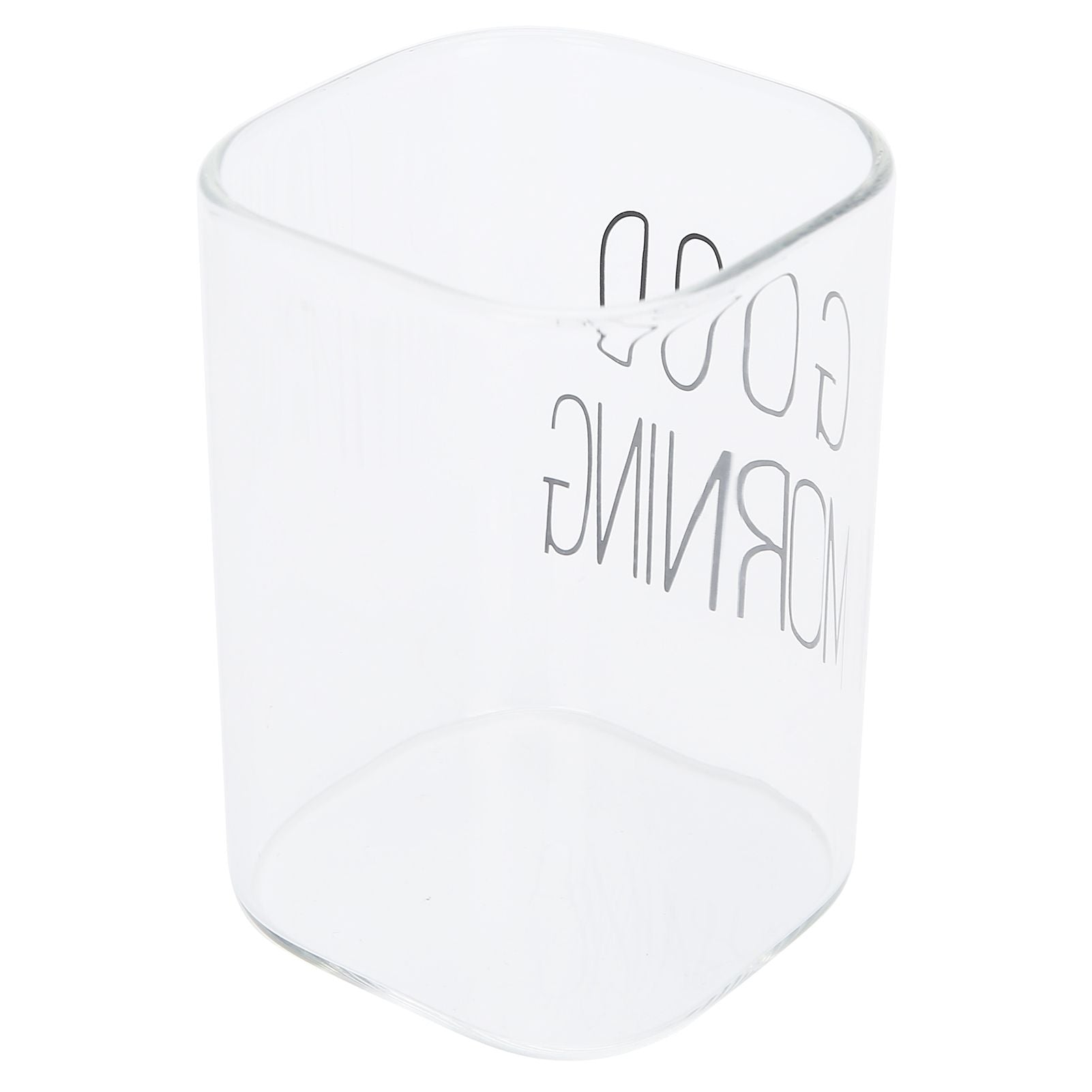 Transparent Milk Cup Innovative Coffee Mug Tea Drink Glass Drinkware for Home ShopBlack Label 240ml