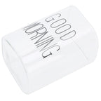 Transparent Milk Cup Innovative Coffee Mug Tea Drink Glass Drinkware for Home ShopBlack Label 240ml