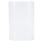 Transparent Milk Cup Innovative Coffee Mug Tea Drink Glass Drinkware for Home ShopWhite Label 240ml