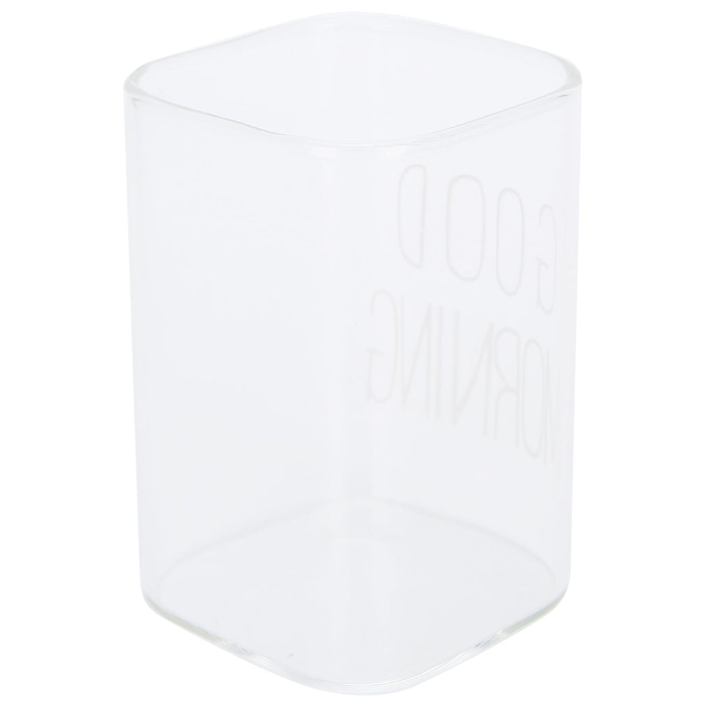 Transparent Milk Cup Innovative Coffee Mug Tea Drink Glass Drinkware for Home ShopWhite Label 240ml