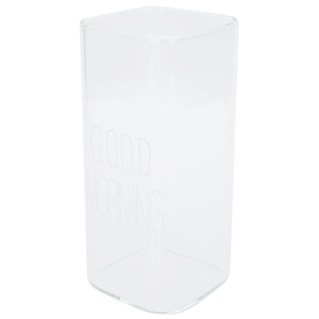 Transparent Milk Cup Innovative Coffee Mug Tea Drink Glass Drinkware for Home ShopWhite Label 400ml