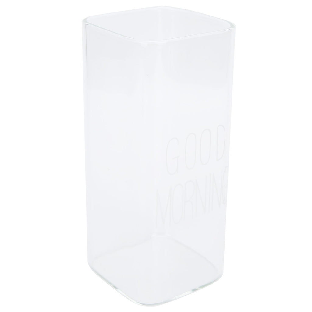 Transparent Milk Cup Innovative Coffee Mug Tea Drink Glass Drinkware for Home ShopWhite Label 400ml