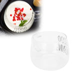 Coffee Cup Transparent Borosilicate Glass Mug with Handle for Milk Tea Cocktail BeverageBlack Label