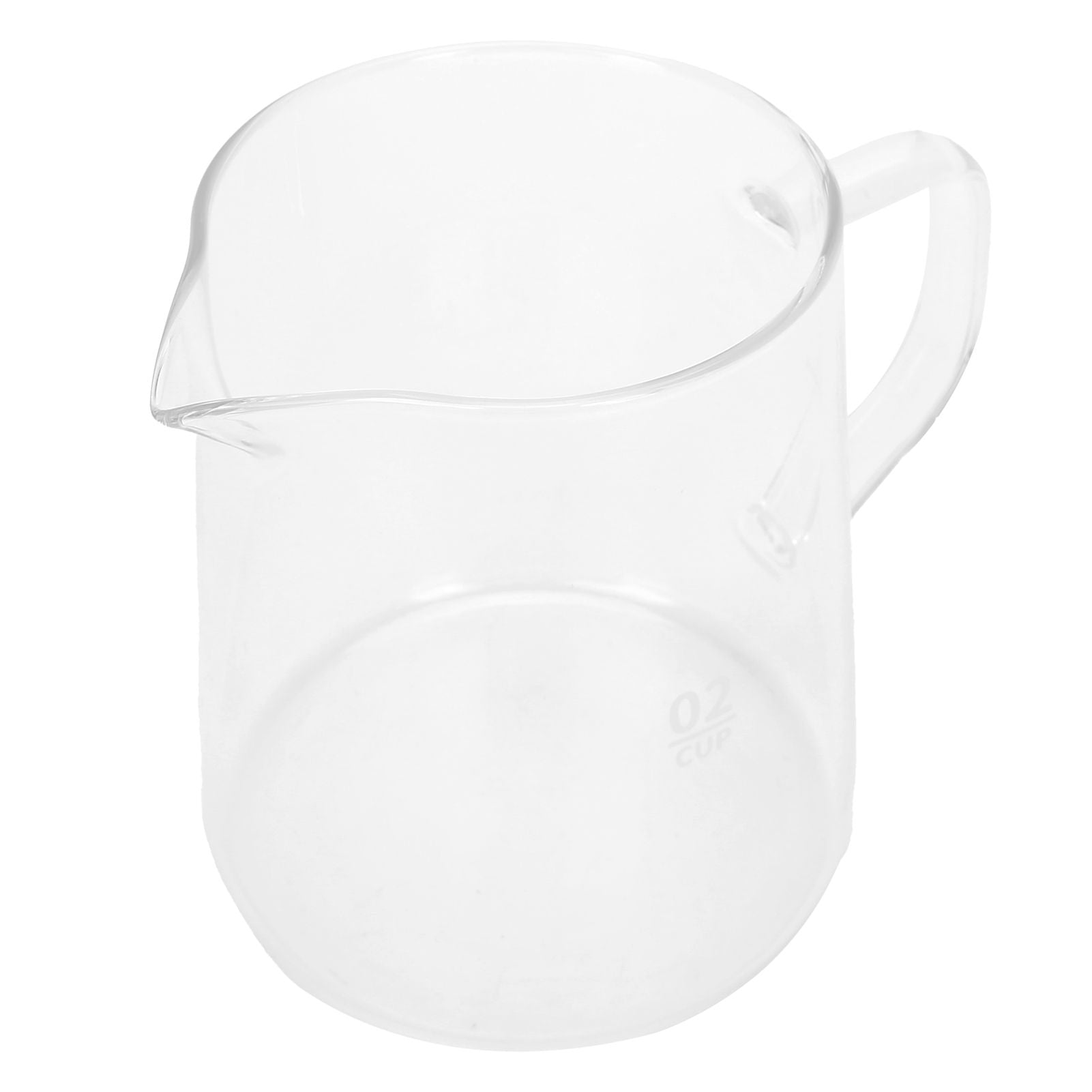 Coffee Pot with Lid HeatResistant Glass Heat Insulation Handle Kettle for Tea Milk Juice(500ml )