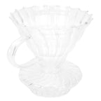 Glass Pour Over Coffee Dripper Cone Filter Cup Coffee Machine Accessories Home Office Use