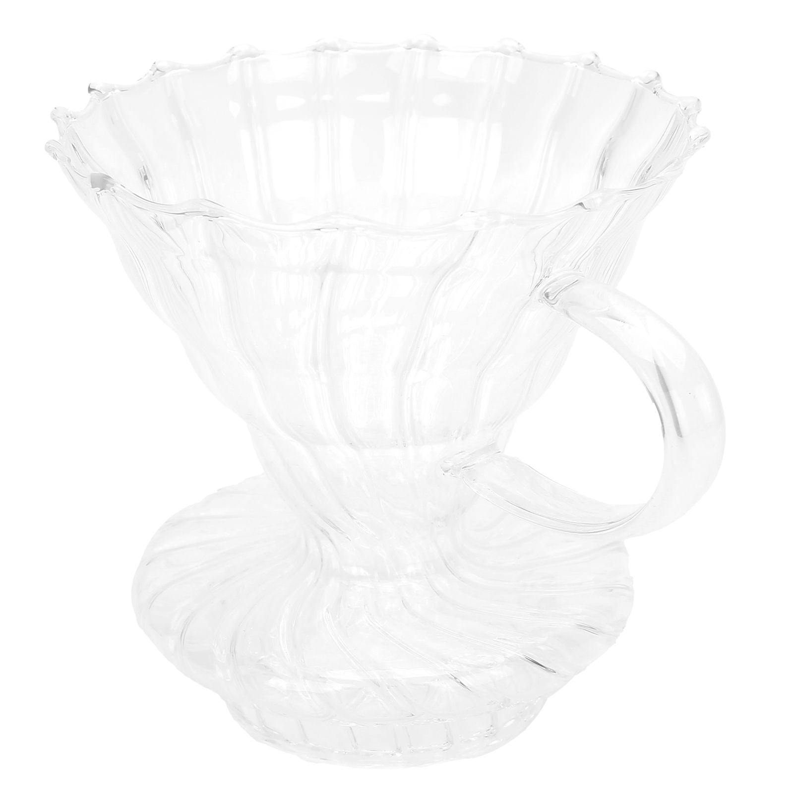 Glass Pour Over Coffee Dripper Cone Filter Cup Coffee Machine Accessories Home Office Use
