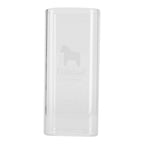 400ml Water Cup Square Heat-Resistant Glass Mug Beverage Milk Breakfast Cup DrinkwareHorse Pattern