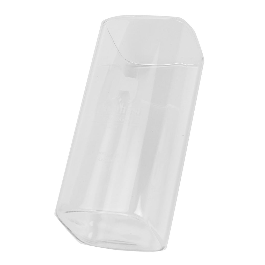 400ml Water Cup Square Heat-Resistant Glass Mug Beverage Milk Breakfast Cup DrinkwareHorse Pattern
