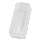 400ml Water Cup Square Heat-Resistant Glass Mug Beverage Milk Breakfast Cup DrinkwareHorse Pattern