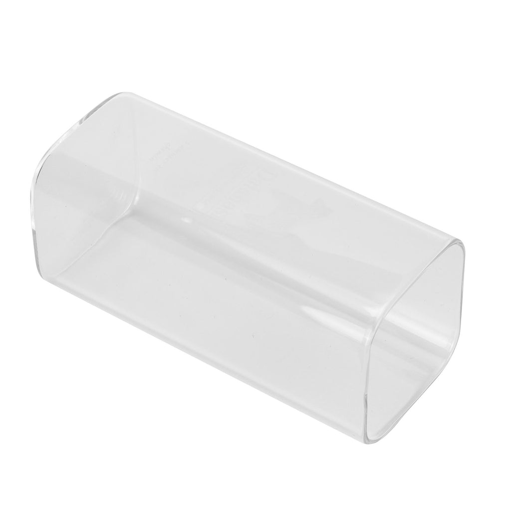 400ml Water Cup Square Heat-Resistant Glass Mug Beverage Milk Breakfast Cup DrinkwareHorse Pattern