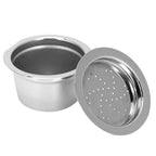 Coffee Capsule Reusable Refillable Coffee Filter Cup with Spoon Brush Fit for Kfee