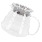 Glass Coffee Server Professional Glass Coffee Carafe Coffee Pot for Bar Kitchen Counter500ml