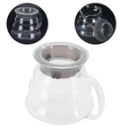 Glass Coffee Server Professional Glass Coffee Carafe Coffee Pot for Bar Kitchen Counter700ml