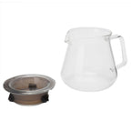 Glass Pour Over Coffee Maker Coffee Pot Kettle for Home Office Cafe Shop Supplies500ml
