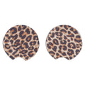 2Pcs Teacup Mat Waterproof Non Slip Car Coaster Neoprene Printed Cup Pad Protector