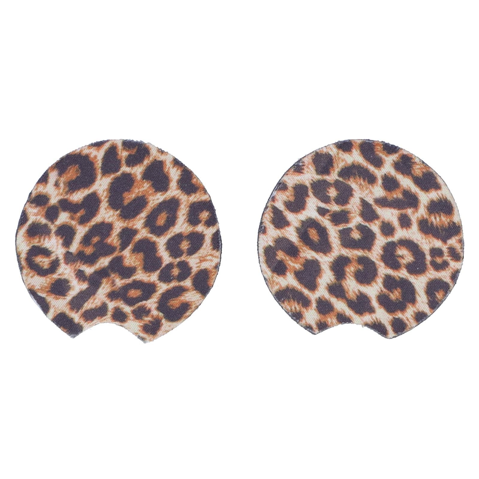 2Pcs Teacup Mat Waterproof Non Slip Car Coaster Neoprene Printed Cup Pad Protector