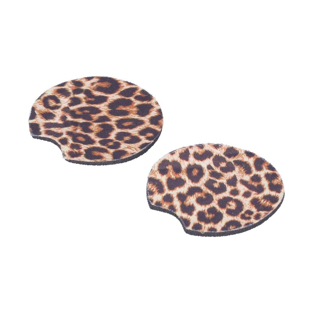 2Pcs Teacup Mat Waterproof Non Slip Car Coaster Neoprene Printed Cup Pad Protector