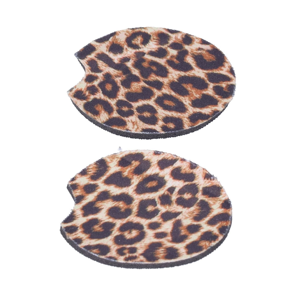 2Pcs Teacup Mat Waterproof Non Slip Car Coaster Neoprene Printed Cup Pad Protector