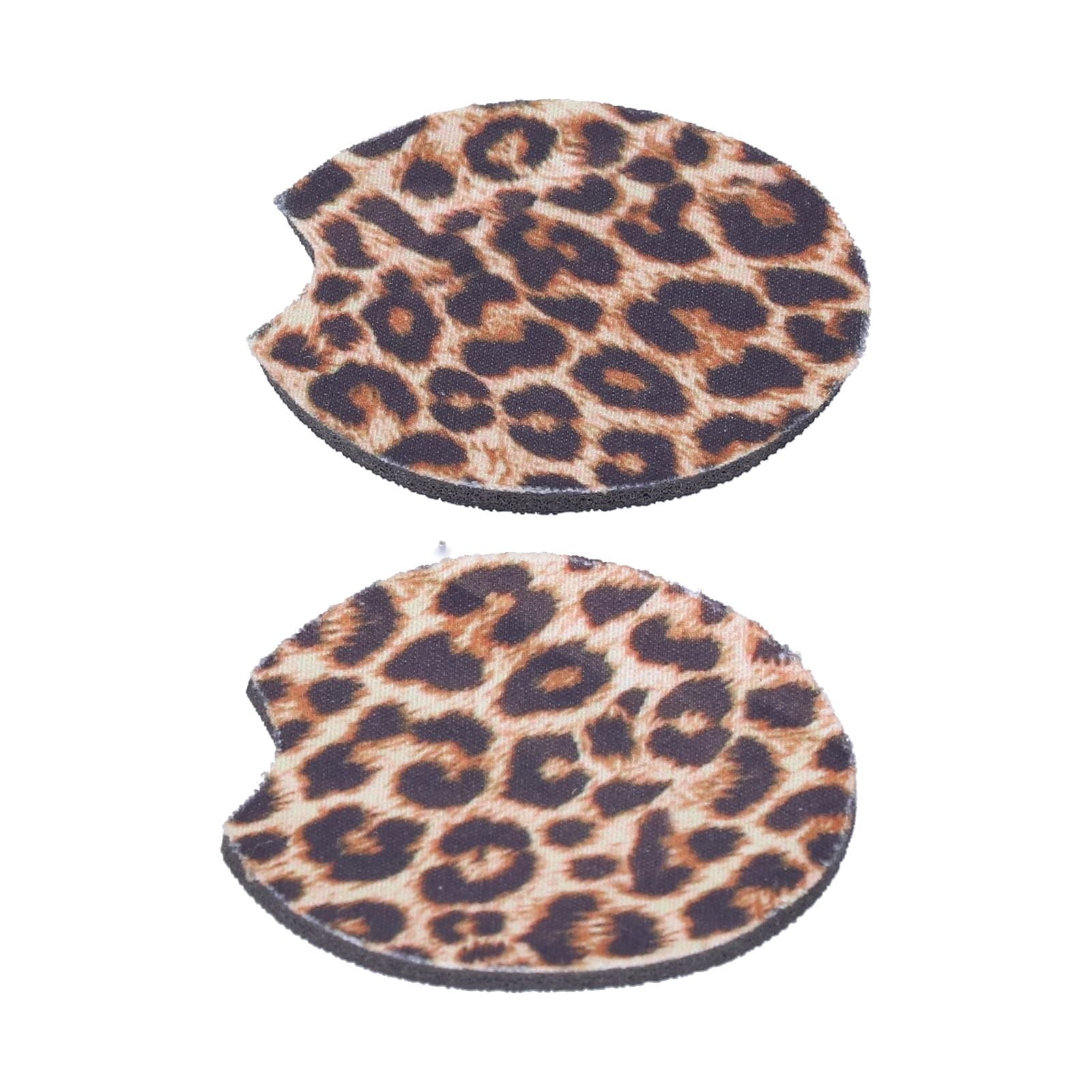 2Pcs Teacup Mat Waterproof Non Slip Car Coaster Neoprene Printed Cup Pad Protector