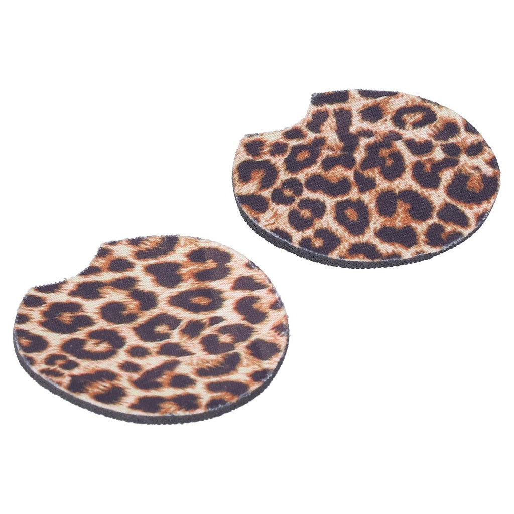 2Pcs Teacup Mat Waterproof Non Slip Car Coaster Neoprene Printed Cup Pad Protector
