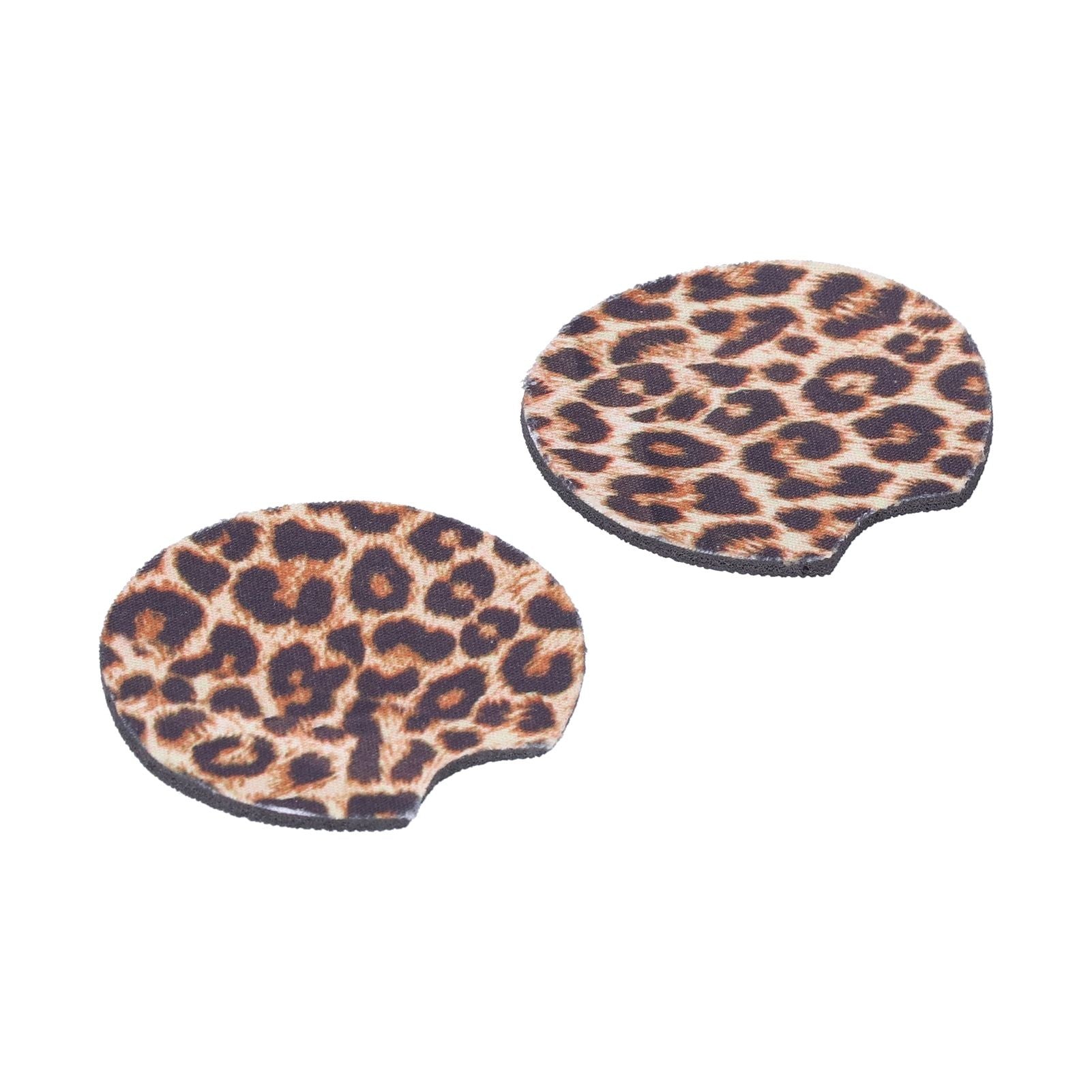 2Pcs Teacup Mat Waterproof Non Slip Car Coaster Neoprene Printed Cup Pad Protector