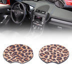 2Pcs Teacup Mat Waterproof Non Slip Car Coaster Neoprene Printed Cup Pad Protector