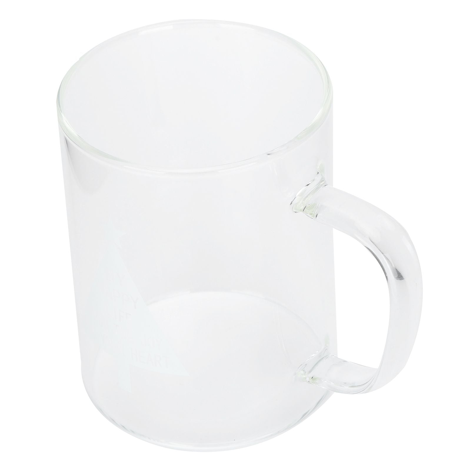 350ml Transparent Milk Cup Coffee Mug Tea Glass Drinkware with Handle for Kitchen SuppliesPine