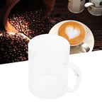 350ml Transparent Milk Cup Coffee Mug Tea Glass Drinkware with Handle for Kitchen SuppliesPine