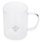 350ml Transparent Milk Cup Coffee Mug Tea Glass Drinkware with Handle for Kitchen Supplies(Five Pointed Star )