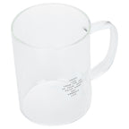 350ml Transparent Milk Cup Coffee Mug Tea Glass Drinkware with Handle for Kitchen Supplies(Five Pointed Star )