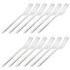 12Pcs 316 Stainless Steel Fork Dinner Fork Set Supplies for Kitchen Dining Room Daily Use