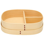 Lunch Box Portable Japanese Style Single Layer Wooden Food Sushi Container Tablewares