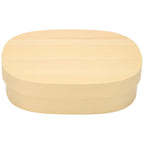 Lunch Box Portable Japanese Style Single Layer Wooden Food Sushi Container Tablewares