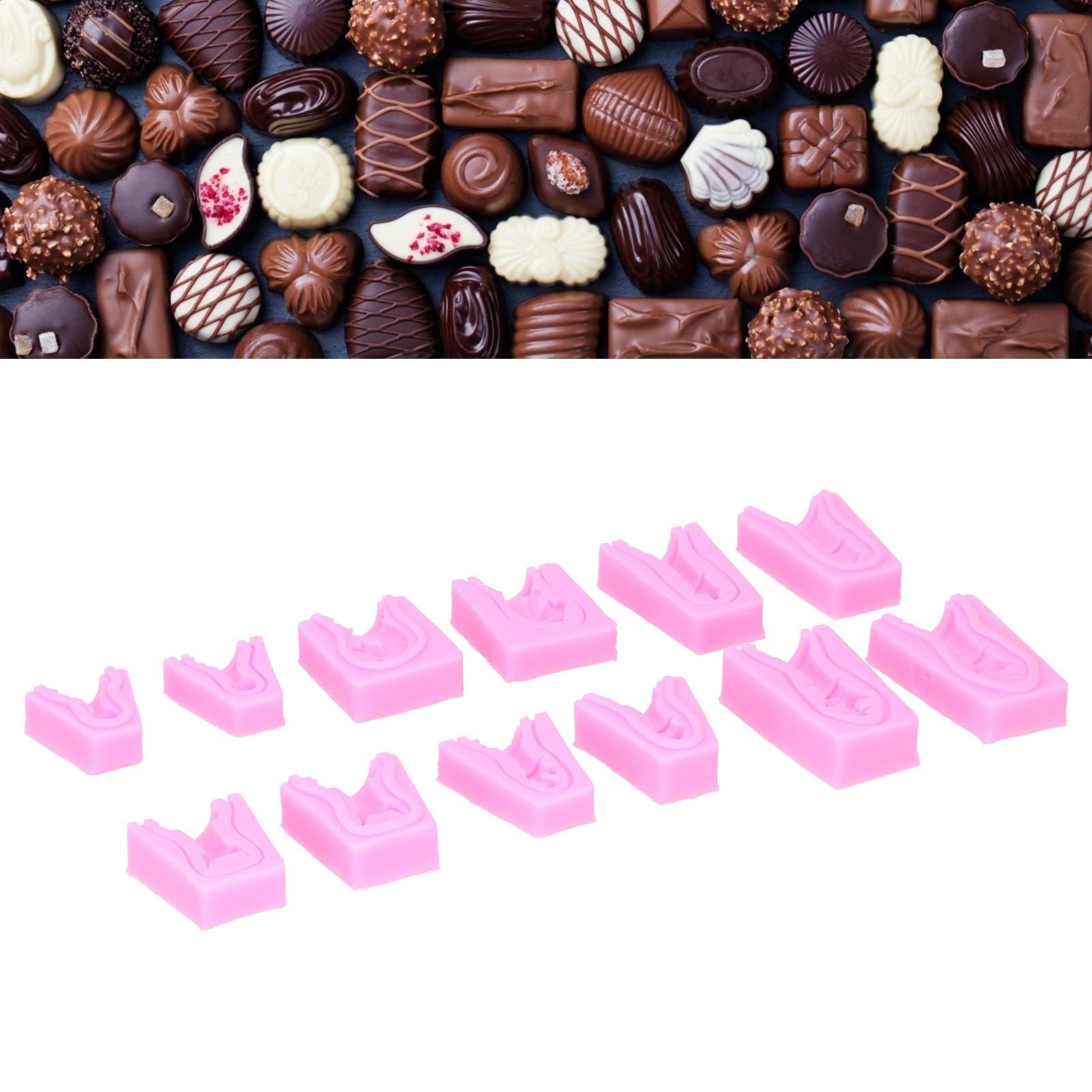 International Chess Shape Silicone Molds Set DIY Fondant Chocolate Cake Soap Mould