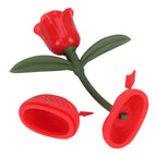 Rose Shaped Tea Strainer Silicone Loose Leaf Tea Infuser Filter Gift for Home Office Supplies