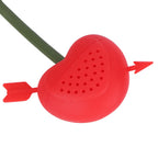Rose Shaped Tea Strainer Silicone Loose Leaf Tea Infuser Filter Gift for Home Office Supplies