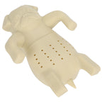 Cute Dog Shape Tea Strainer Silicone Tea Leaf Infuser Filter for Home Office Use Beige