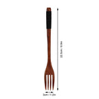 Japanese Wooden Fork Kitchen Tableware Cutlery for Barbecue Picnic Camping Parties