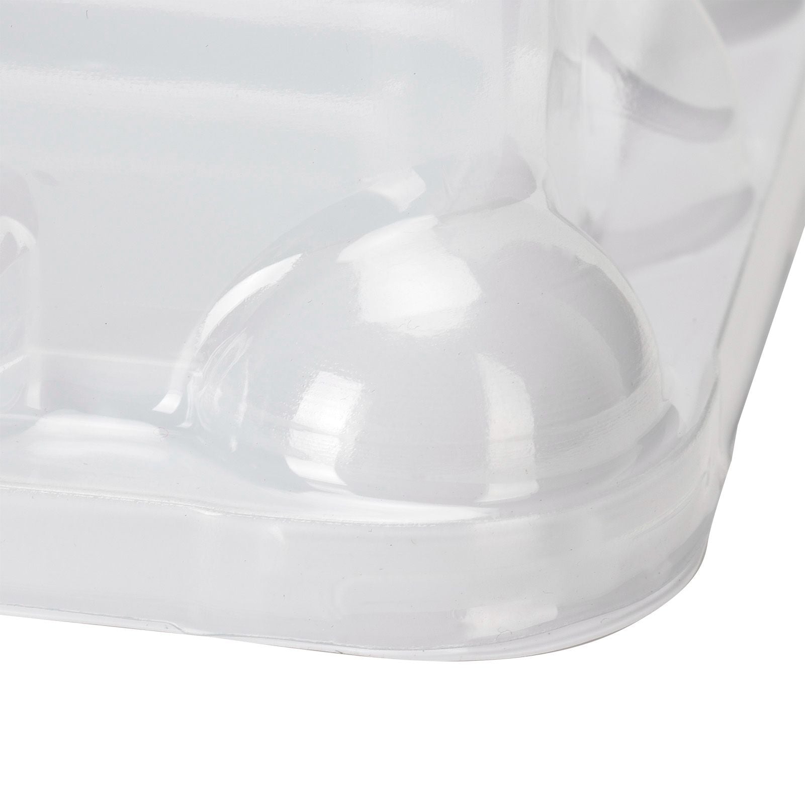 10pcs 2‑Grid Cake Packaging Box with Ribbon Transparent Cake Packaging Container