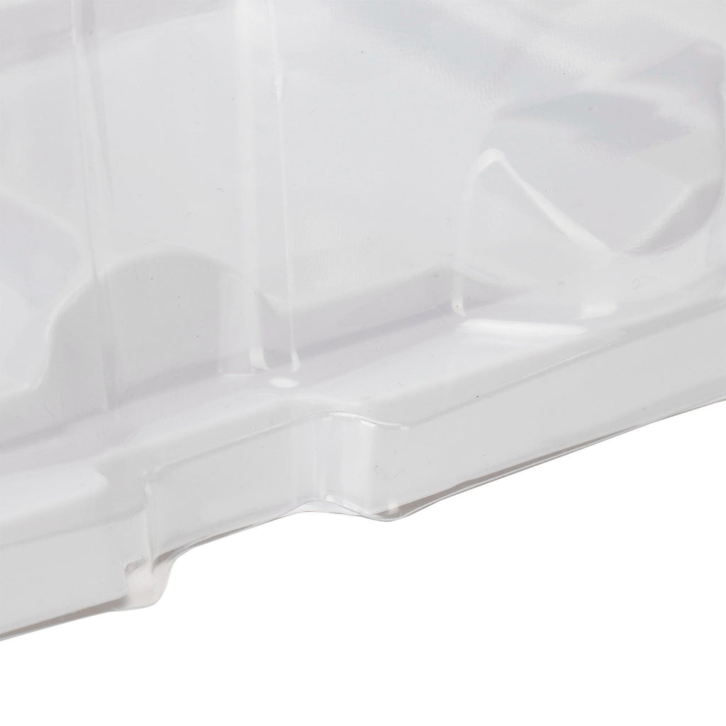 10pcs 2‑Grid Cake Packaging Box with Ribbon Transparent Cake Packaging Container