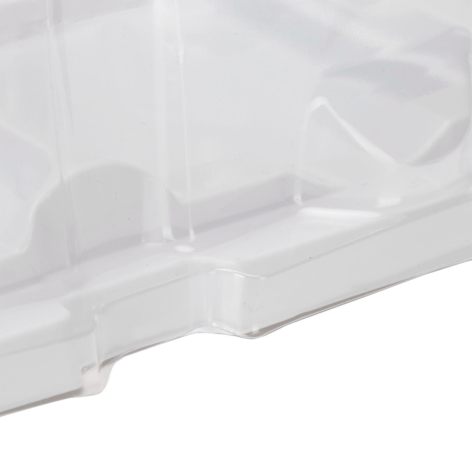 10pcs 2‑Grid Cake Packaging Box with Ribbon Transparent Cake Packaging Container