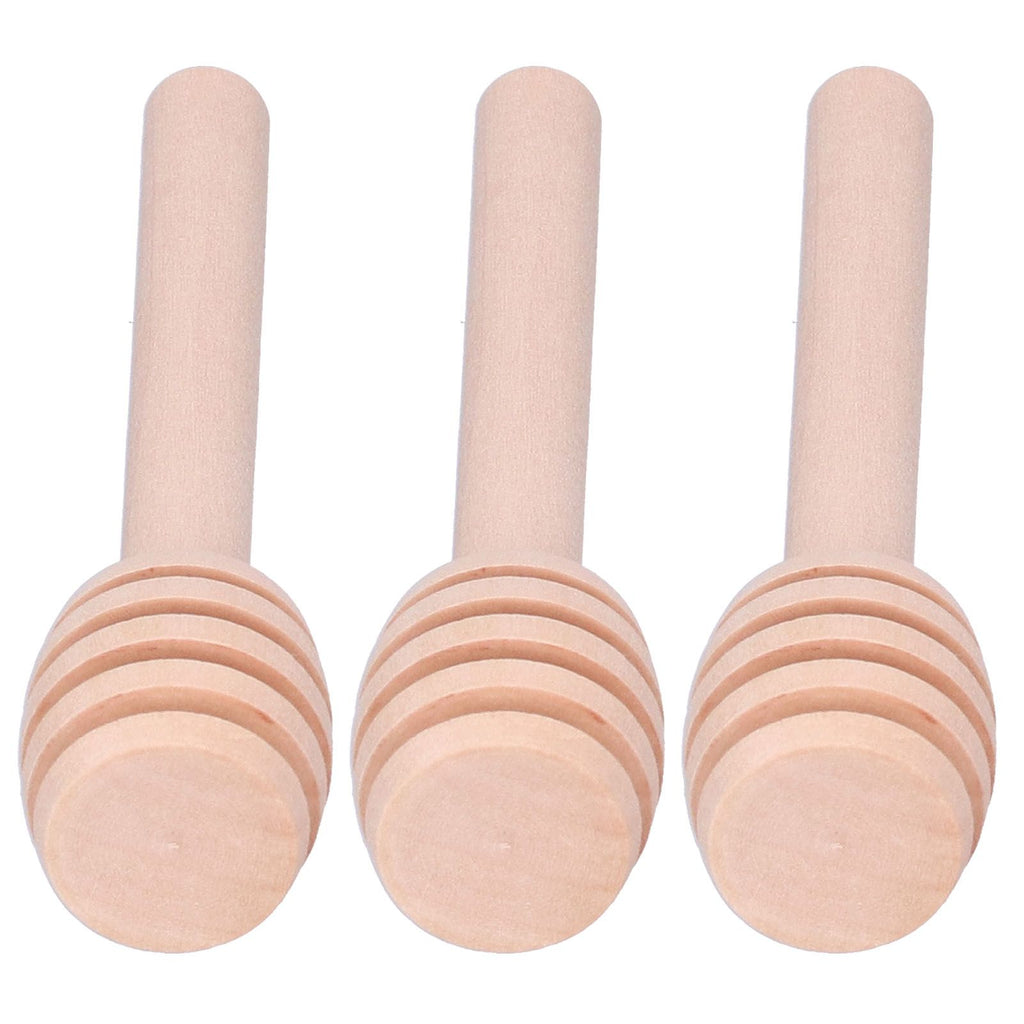 50PCS 8CM Wood Honey Dipper Sticks Honey Stirrer Dispensing Wand for Wedding Party Favors