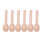 50PCS 8CM Wood Honey Dipper Sticks Honey Stirrer Dispensing Wand for Wedding Party Favors