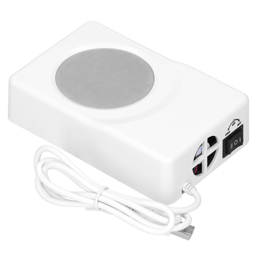 USB Heating Cooling Coaster Portable Cup Warmer Refrigeration Pad for Home Office Car Use