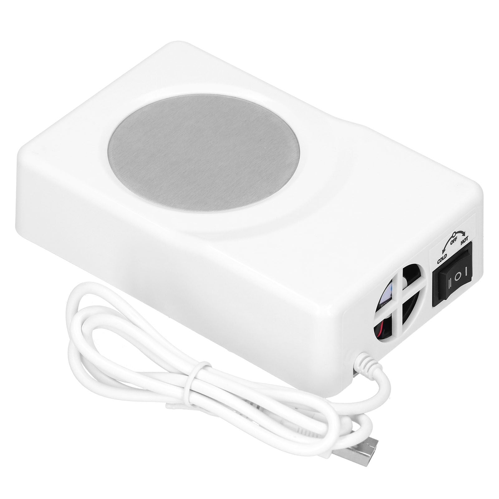 USB Heating Cooling Coaster Portable Cup Warmer Refrigeration Pad for Home Office Car Use