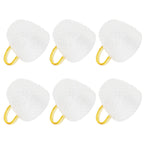 6Pcs Heat Resistant Glass Cup Tea Cup with Handle Tea Set Accessories for Home Tea House