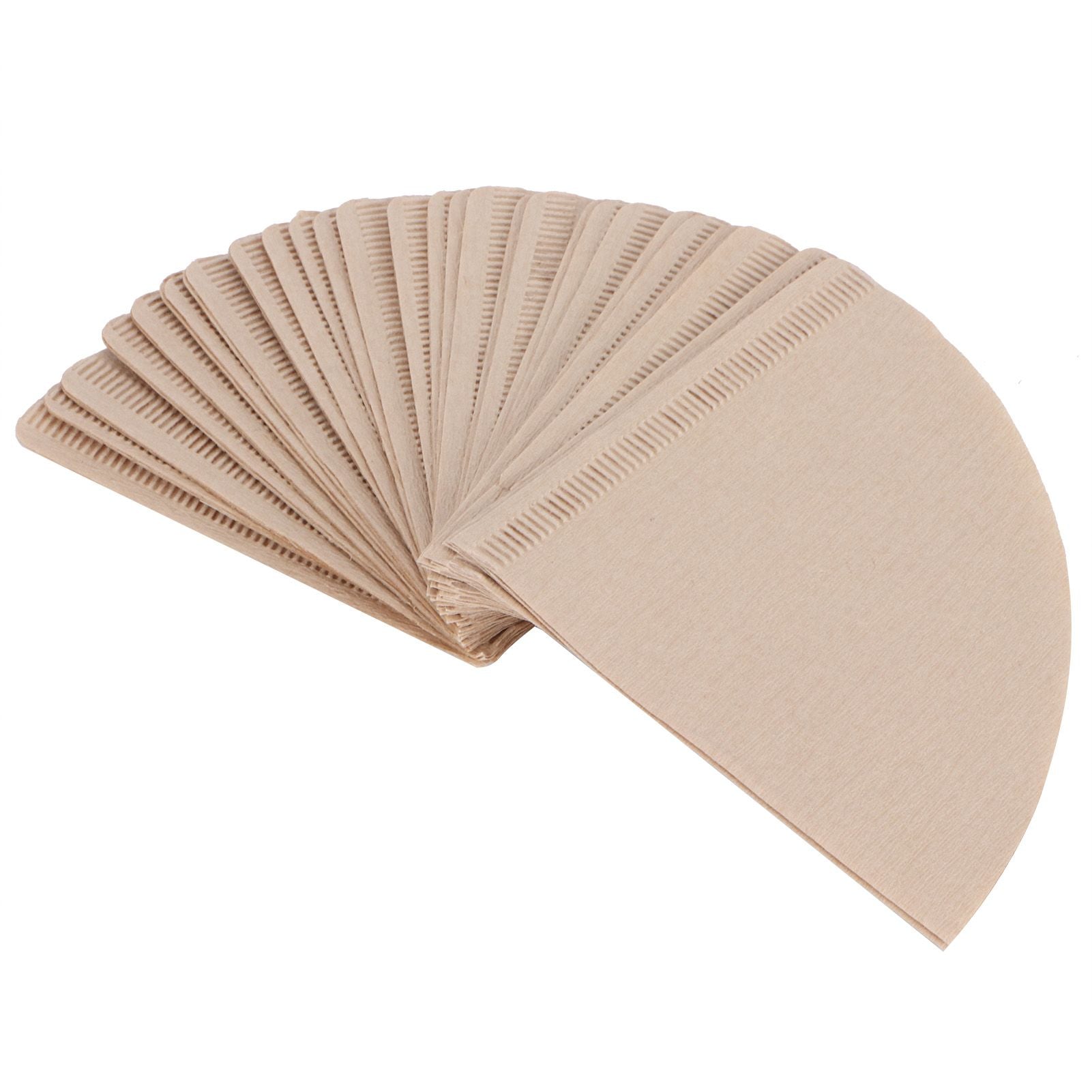 100Pcs Coffee Filter Paper Cone Shaped Disposable Coffer Filters Accessory 14x10cm