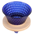Coffee Pot Filter reusable glass Coffee Dripper Funnel Kettle Brewer AccessoriesBlue